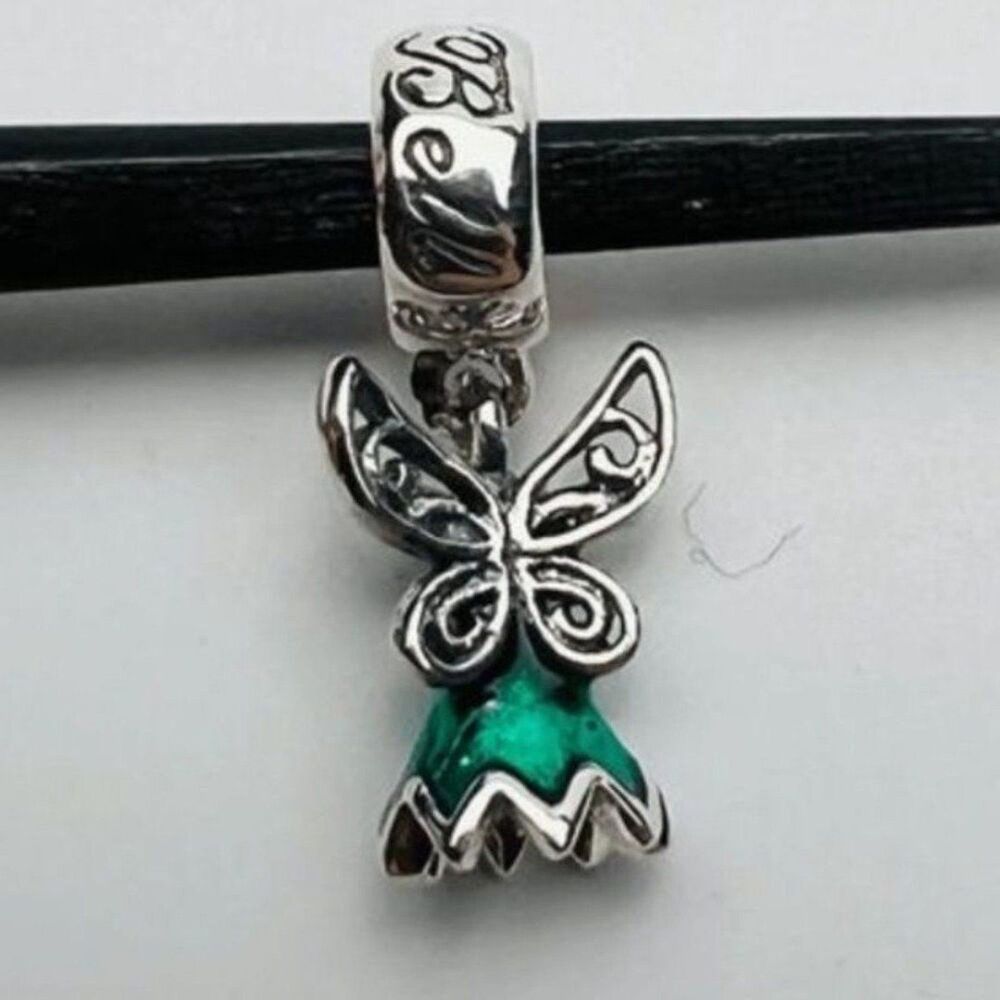 NWOT Tinker Bell Disney x Pandora FIT Silver Charm Dangle - Picture 9 of 15